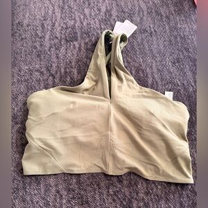 Lululemon Nulu Wrap-Front Longline
Bra *Light Support, A/B Cup
Green Twill
S14